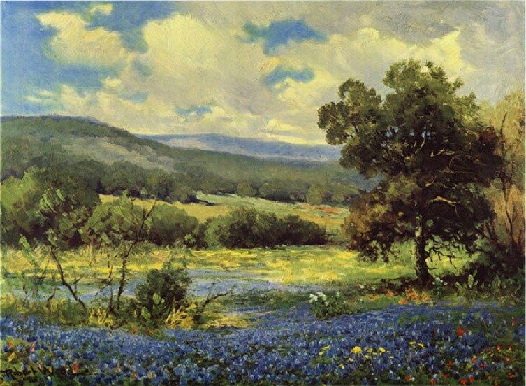 Robert Wood Fields of Blue